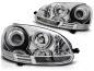 Preview: Scheinwerfer CCFL Angel Eyes für VW Golf 5 Jetta 5 Bj. 03-10 Chrom